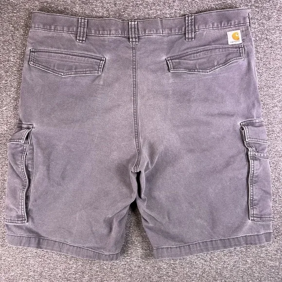 Carhartt Cargo Shorts Mens 42‎ Gray Hook & Loop Utility Relaxed 103542-Fit41x10 - Picture 8 of 11